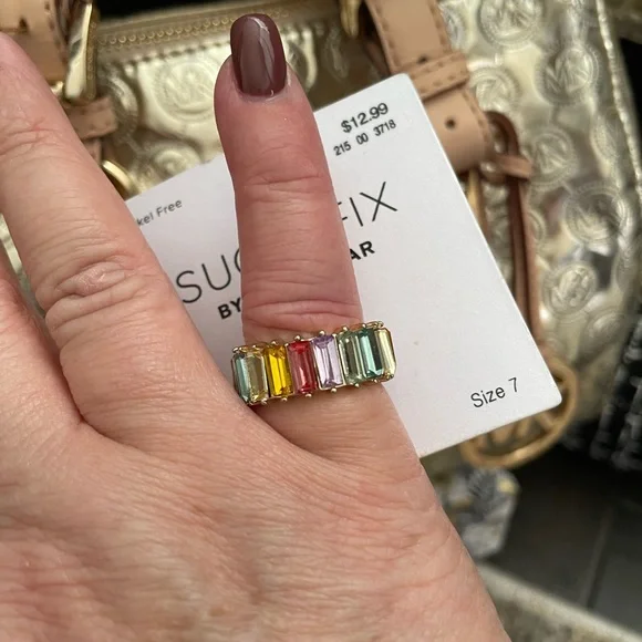 ✨Multi Color Stone Ring Size 7✨NWT - Picture 3 of 7